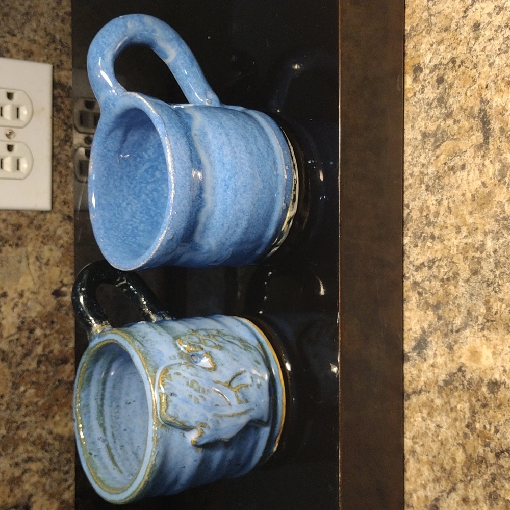 Blue Hand Built Mug/Cup